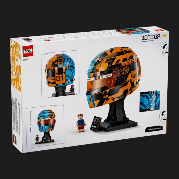 Конструктор LEGO Editions Шолом Оскара Піастрі з команди McLaren Mastercard F1 (43017)