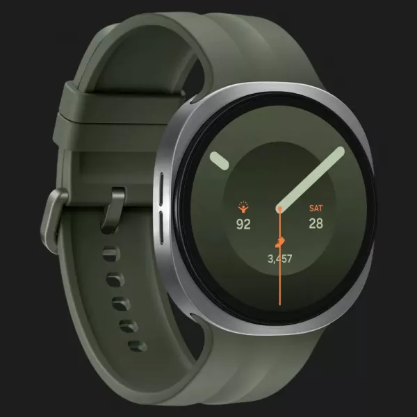Смарт-годинник Samsung Galaxy Watch 9 44mm Silver with Olive Sport Band (SM-L350NZSA) (Standard)