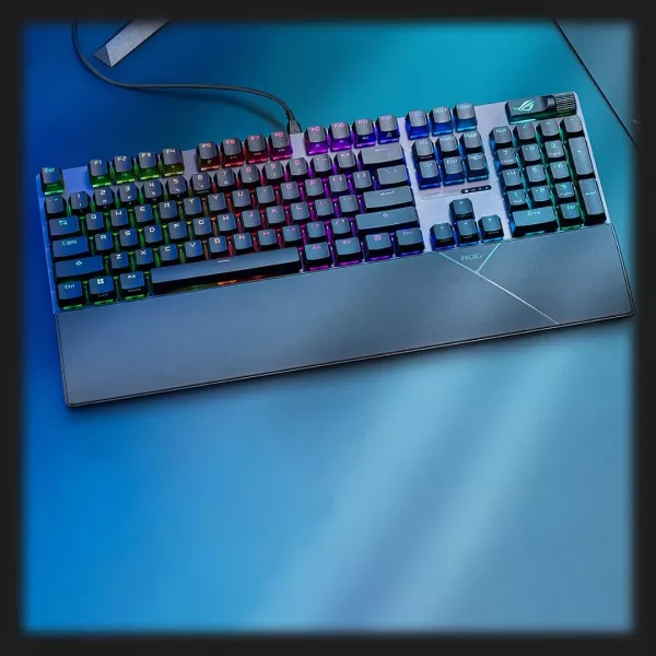 Клавіатура ігрова ASUS ROG Strix Scope II NX Snow EN PBT (UA)