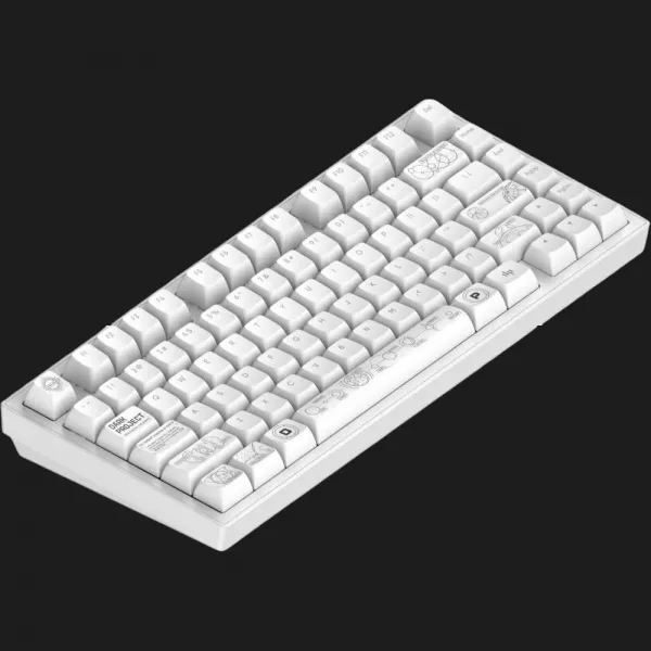 Клавіатура ігрова Dark Project ALU81 Terra Nova (White) (UA)