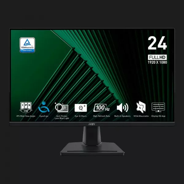 Монітор MSI 23.8" PRO MP245G IPS 100Hz (UA)